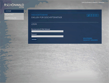 Tablet Screenshot of media.schoenwald.com